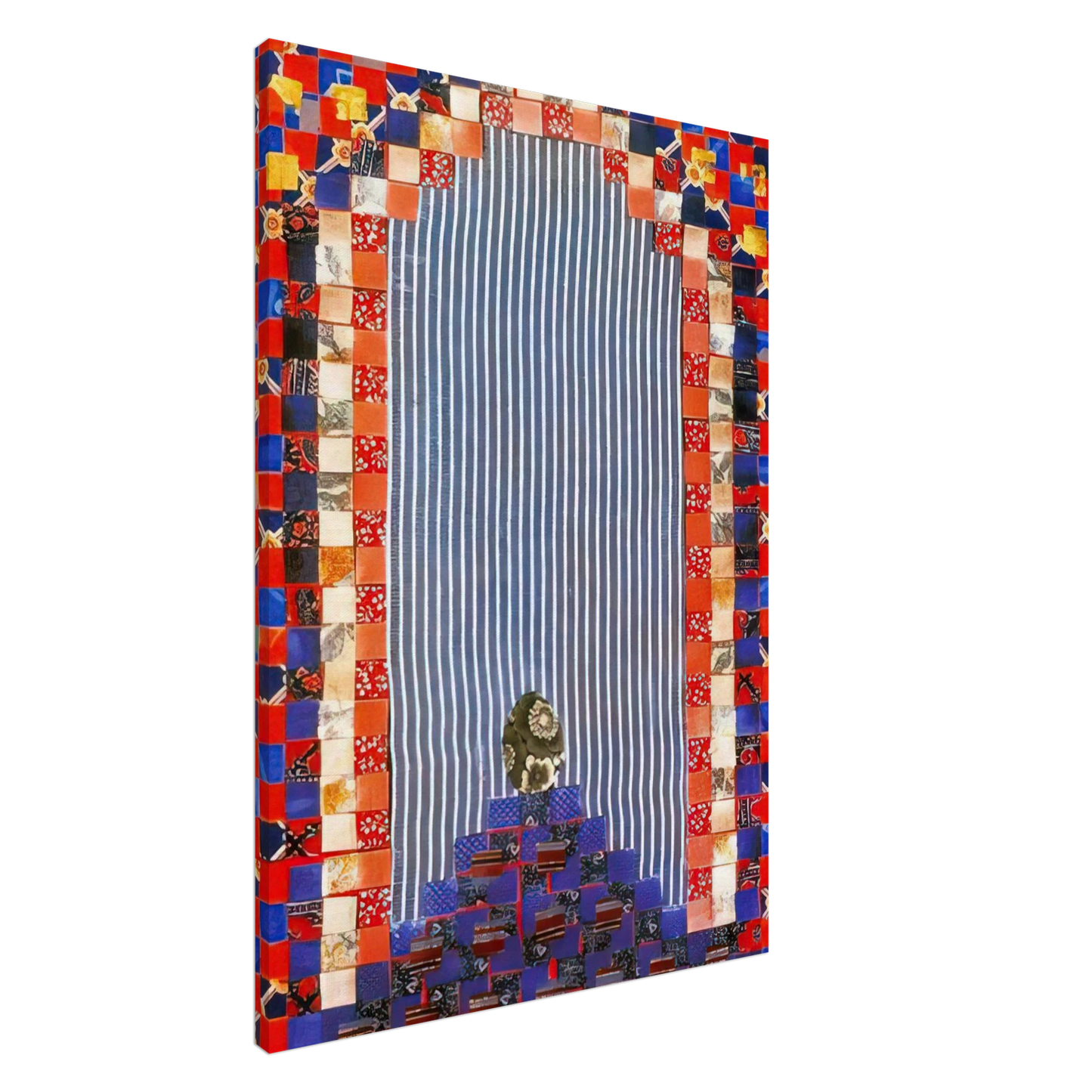 Miriam Schapiro - The First Theater - PD Pattern and Decoration Canvas - 20x30 cm / 8x12 inches-canvas