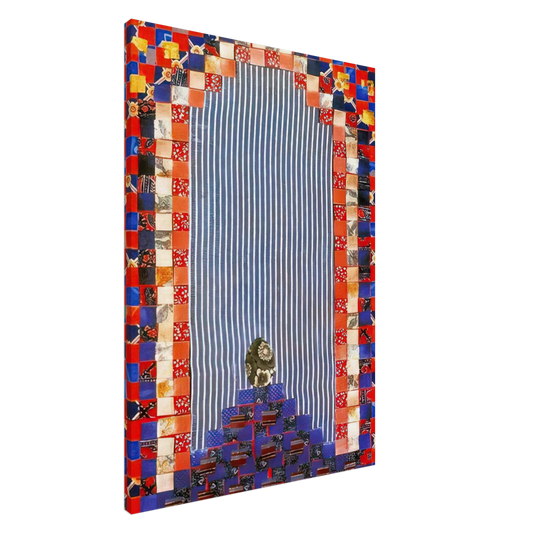 Miriam Schapiro - The First Theater - PD Pattern and Decoration Canvas - 20x30 cm / 8x12 inches-canvas