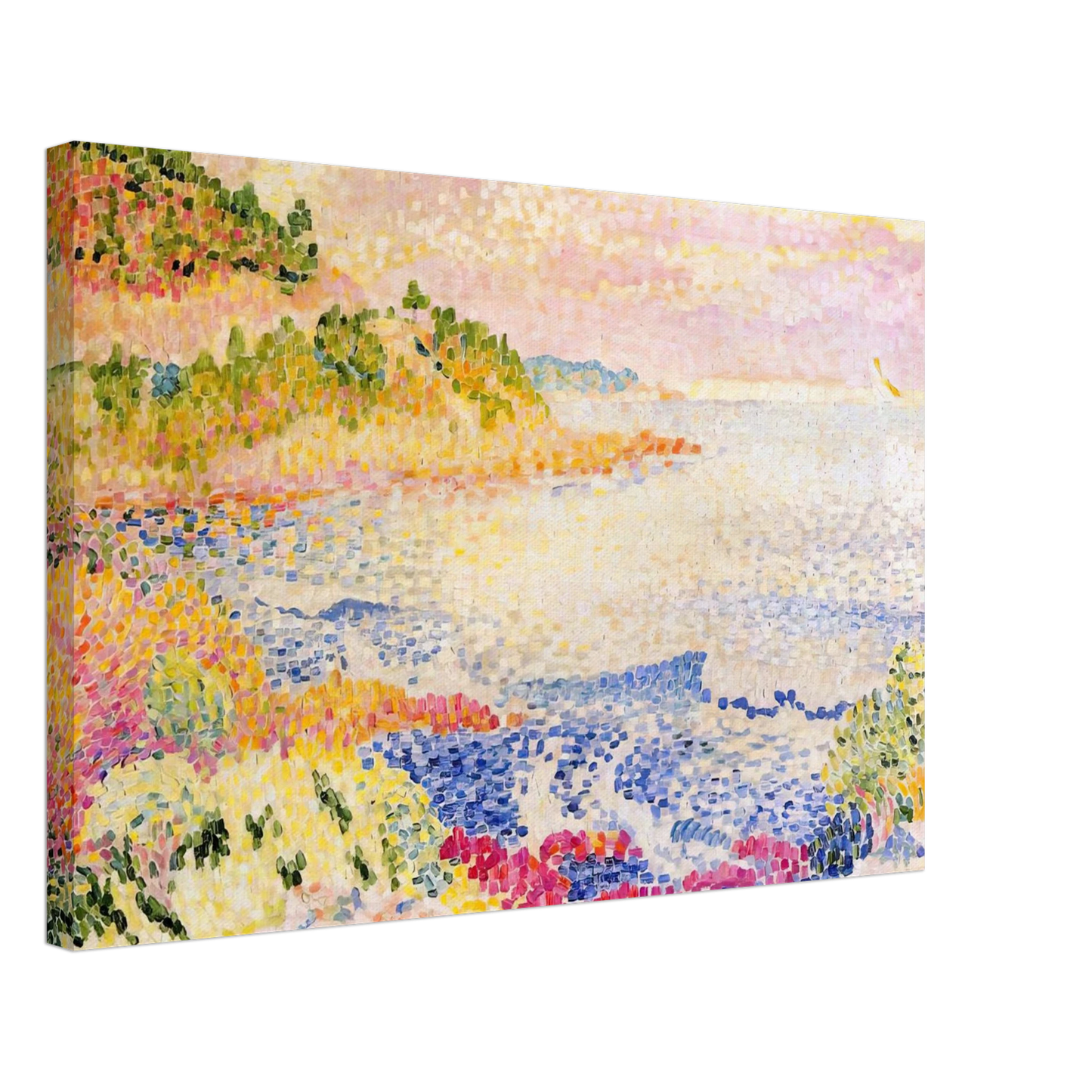 Henri-Edmond Cross - The Maures Canvas - 40x60 cm / 16x24 inches-canvas