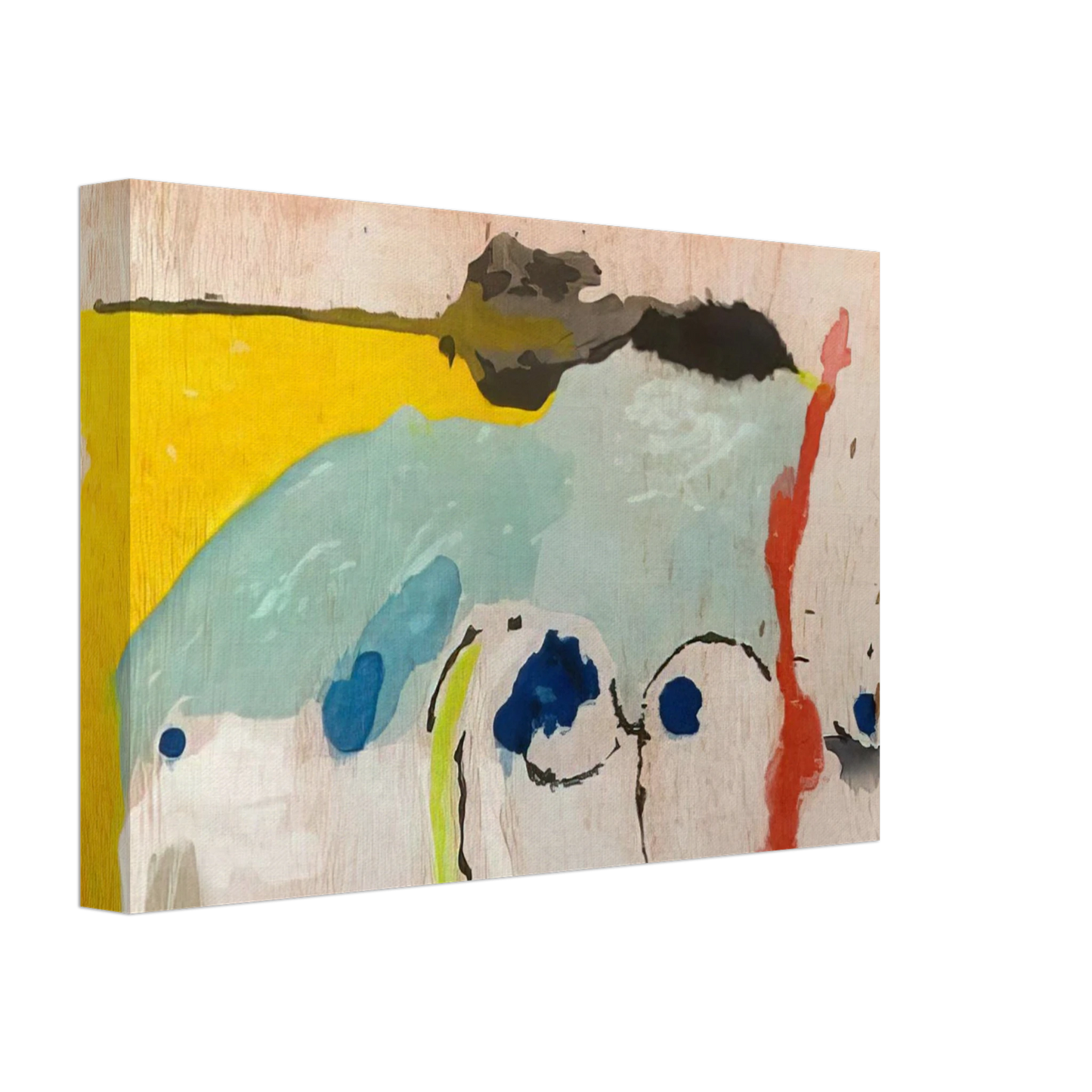 Helen Frankenthaler - Tales of Genji I - 1998 Canvas - 70x100 cm / 28x40 inches-canvas