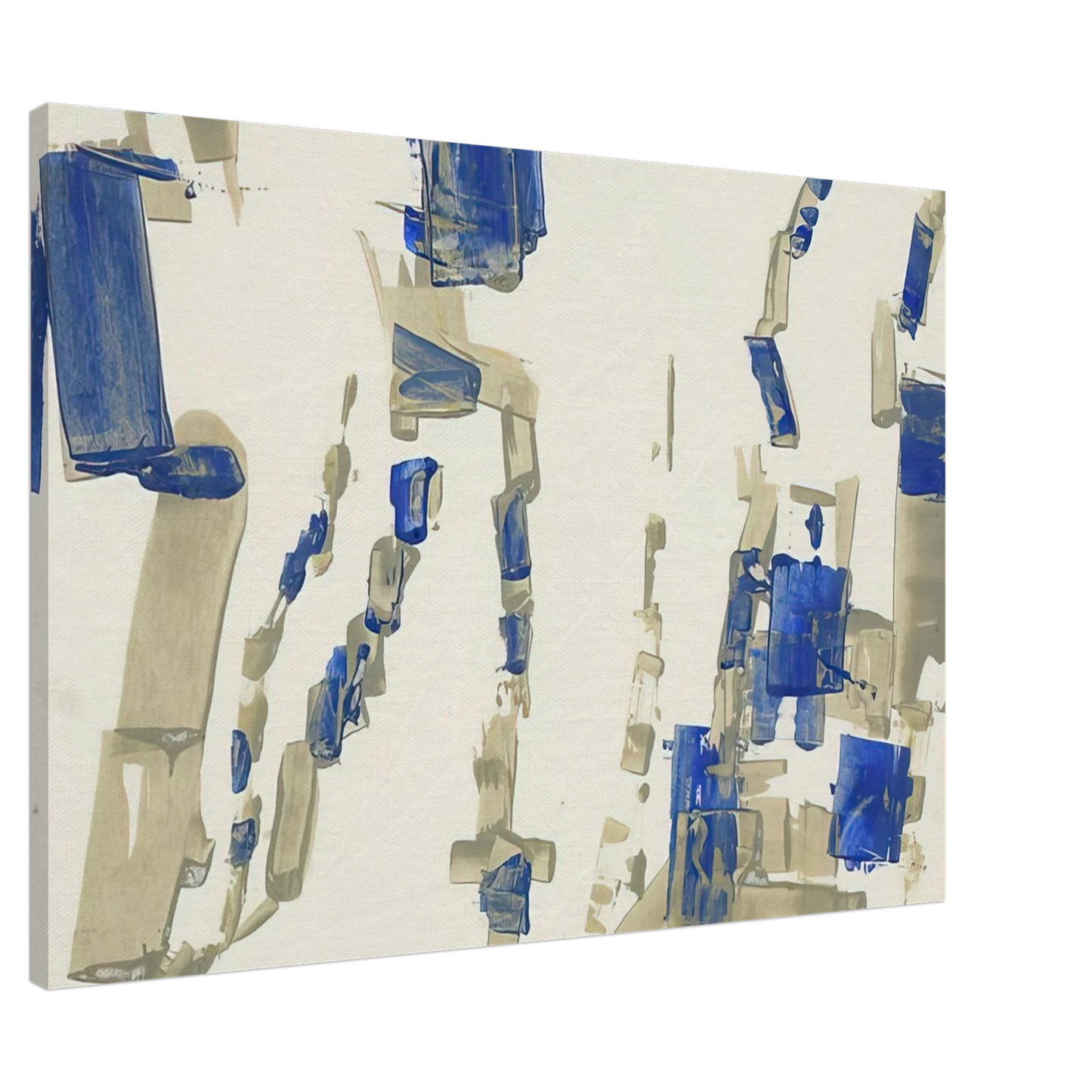 Charlotte Posenenske - Bretagne - 1960 Canvas - 20x30 cm / 8x12 inches-canvas