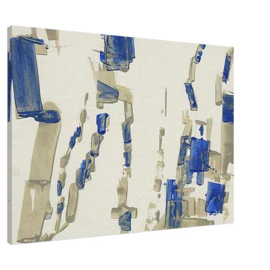 Charlotte Posenenske - Bretagne - 1960 Canvas - 20x30 cm / 8x12 inches-canvas