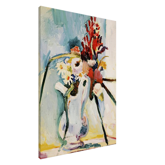 Henri Matisse - FLOWERS IN A PITCHER 1908 Canvas - 20x30 cm / 8x12 inches-canvas