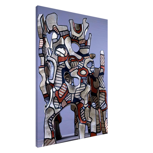 Jean Dubuffet - THE COSMORAMA IV Canvas - 20x30 cm / 8x12 inches-canvas