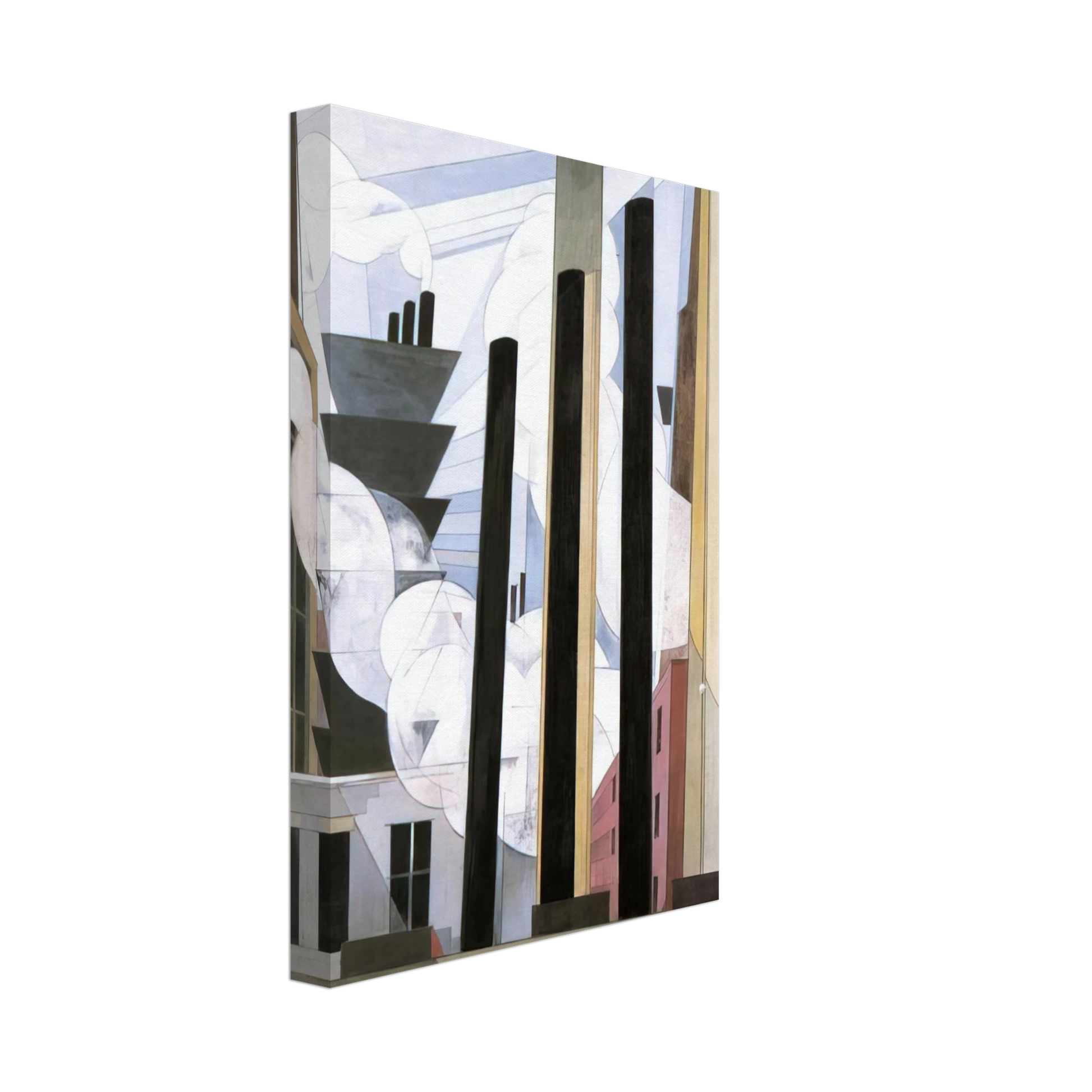 Charles Demuth - End of the Parade, Coatesville, Pa. - 1920 Canvas - 70x100 cm / 28x40 inches-canvas