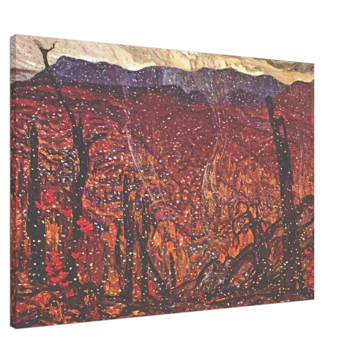 A.Y. Jackson - First Snow, Algoma Country - 1920 Canvas - 20x30 cm / 8x12 inches-canvas