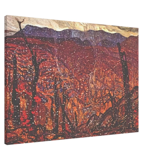 A.Y. Jackson - First Snow, Algoma Country - 1920 Canvas - 20x30 cm / 8x12 inches-canvas