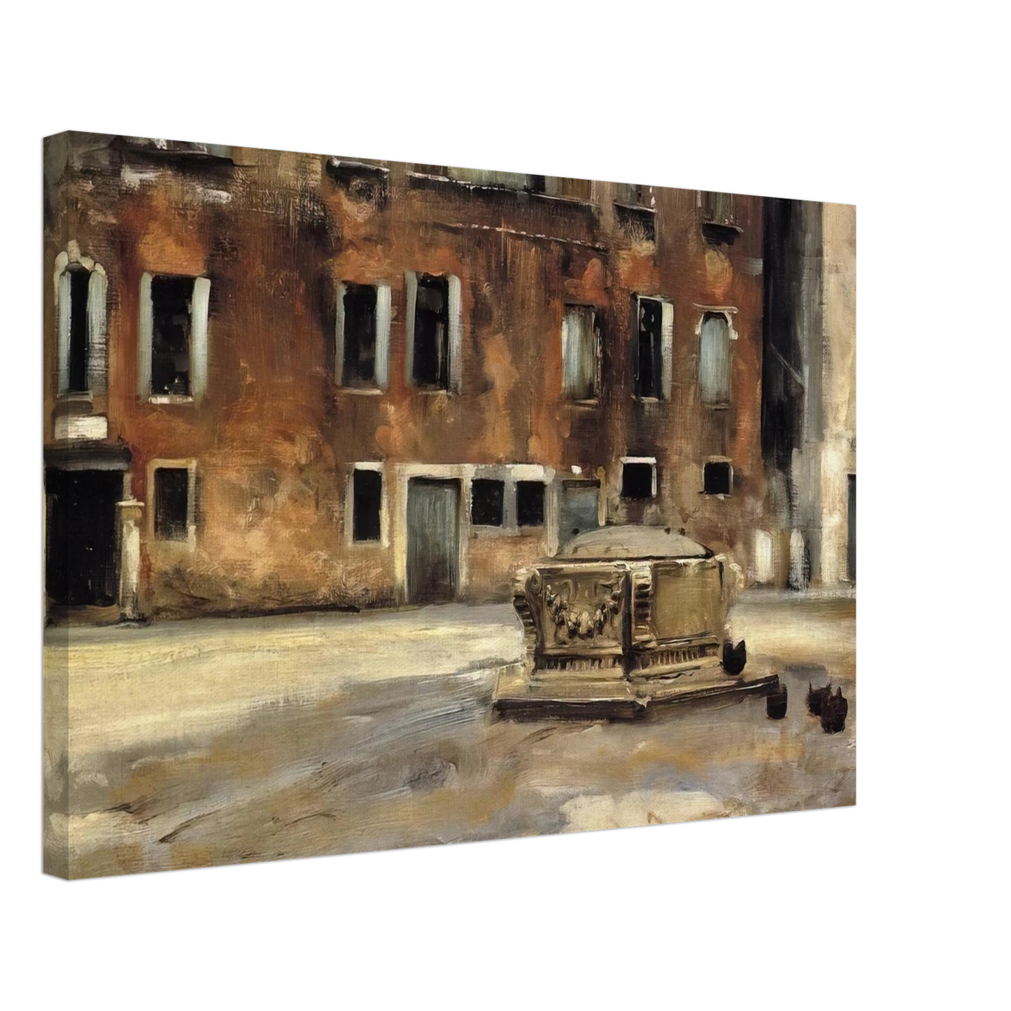 John Singer Sargent - Campo San Agnese, Venise Canvas - 70x100 cm / 28x40 inches-canvas