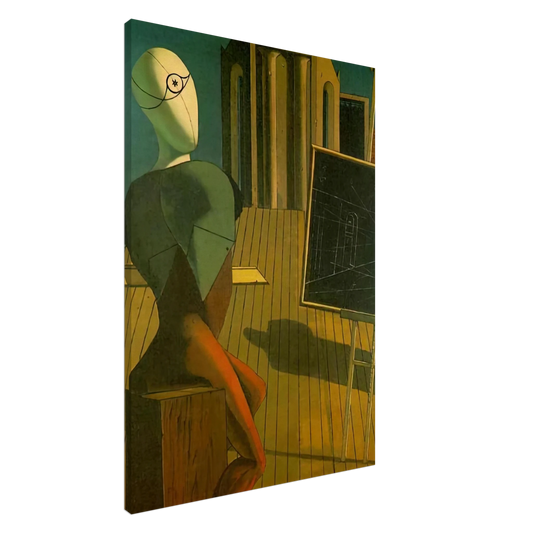 Giorgio de Chirico - THE PROFIT 1915 Canvas - 20x30 cm / 8x12 inches-canvas
