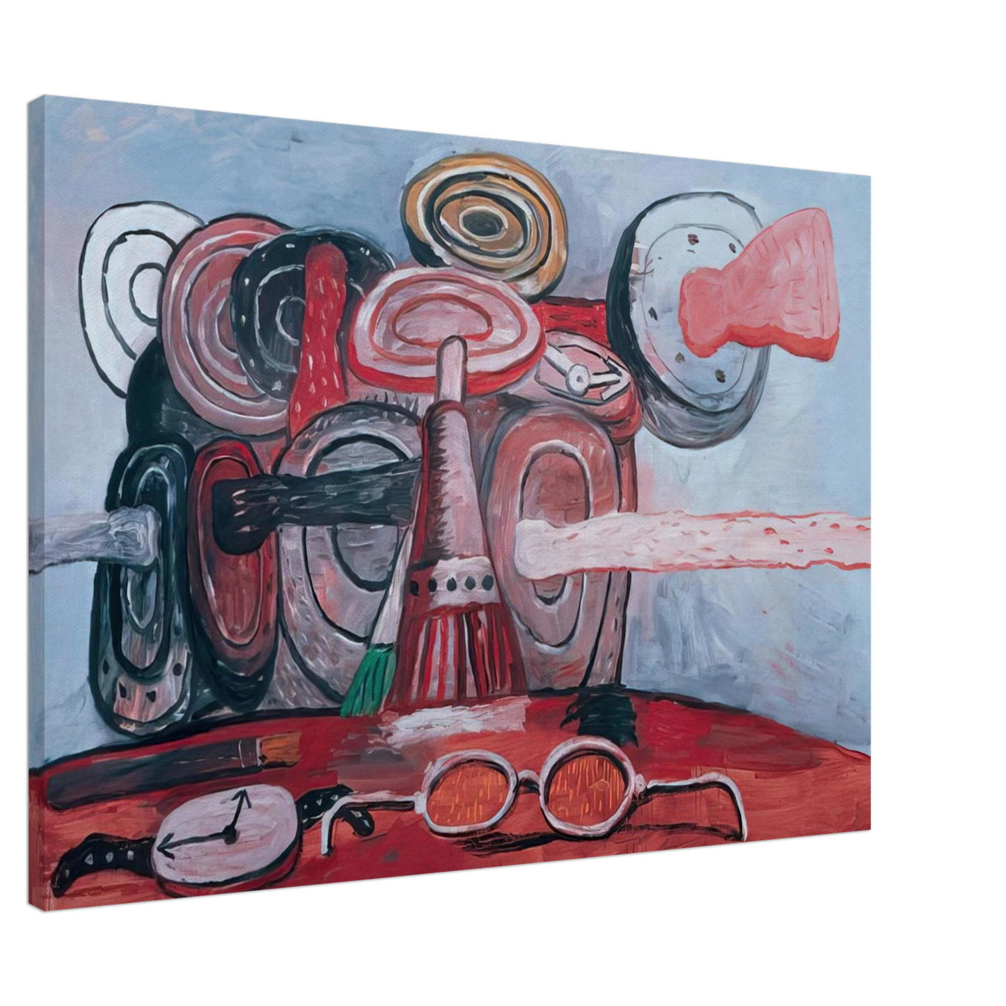Philip Guston - AS IT GOES Canvas - 20x30 cm / 8x12 inches-canvas