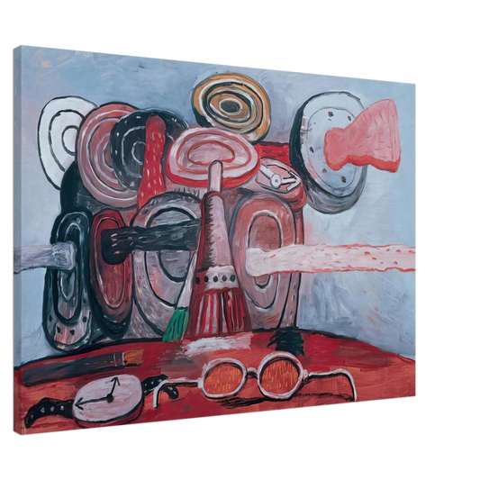 Philip Guston - AS IT GOES Canvas - 20x30 cm / 8x12 inches-canvas