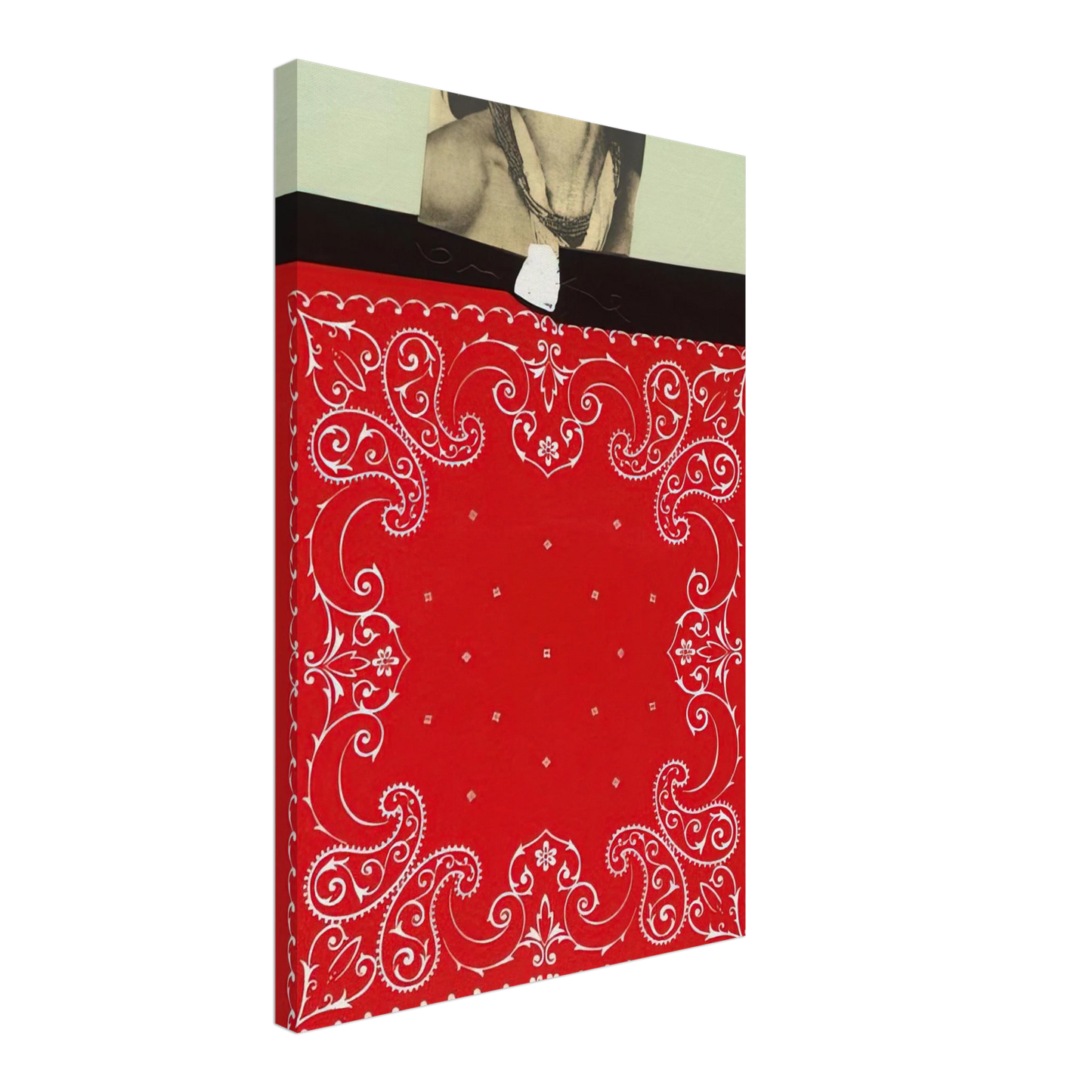 Jim Dine - THROAT 1965 Canvas - 40x60 cm / 16x24 inches-canvas