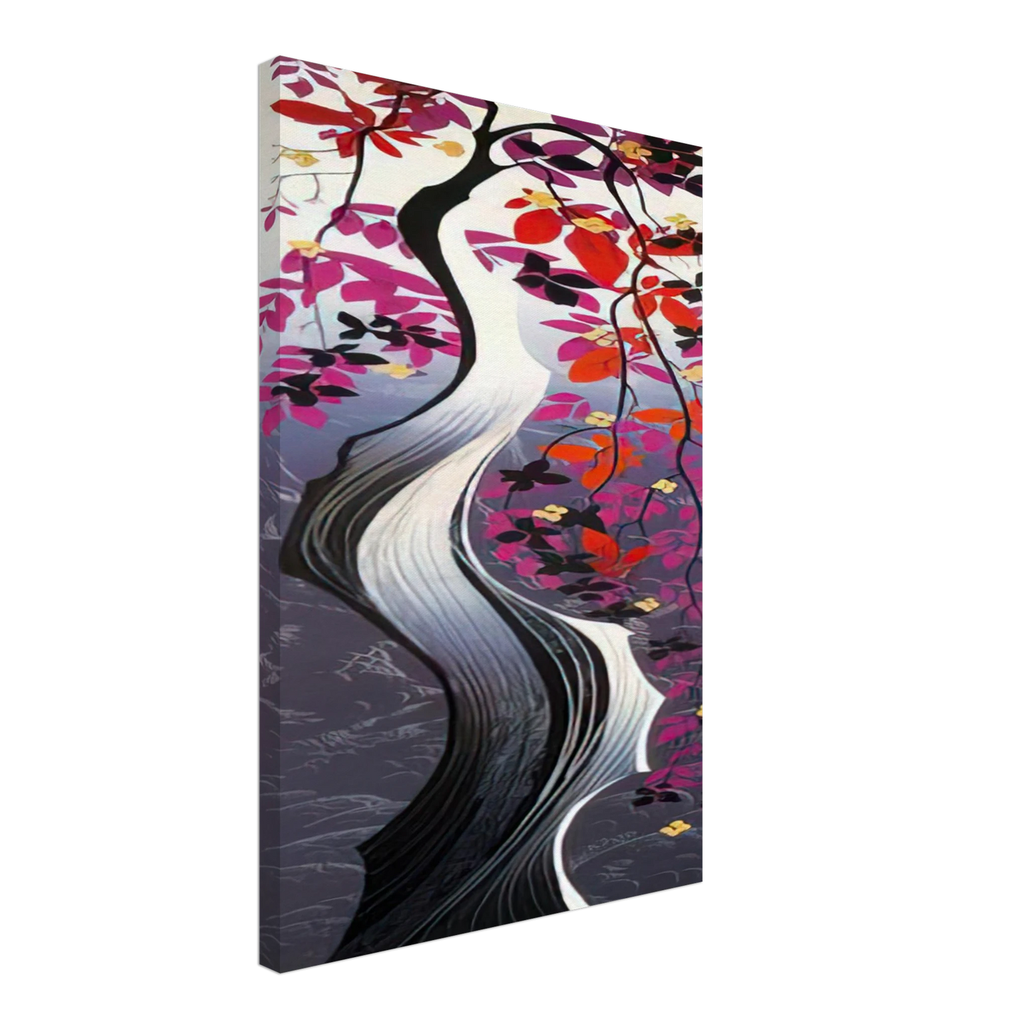 Eyvind Earle - Twisted Tree Canvas - 40x60 cm / 16x24 inches-canvas