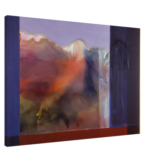 Ronnie Landfield - Sixteenth Century - 1985 Canvas - 20x30 cm / 8x12 inches-canvas