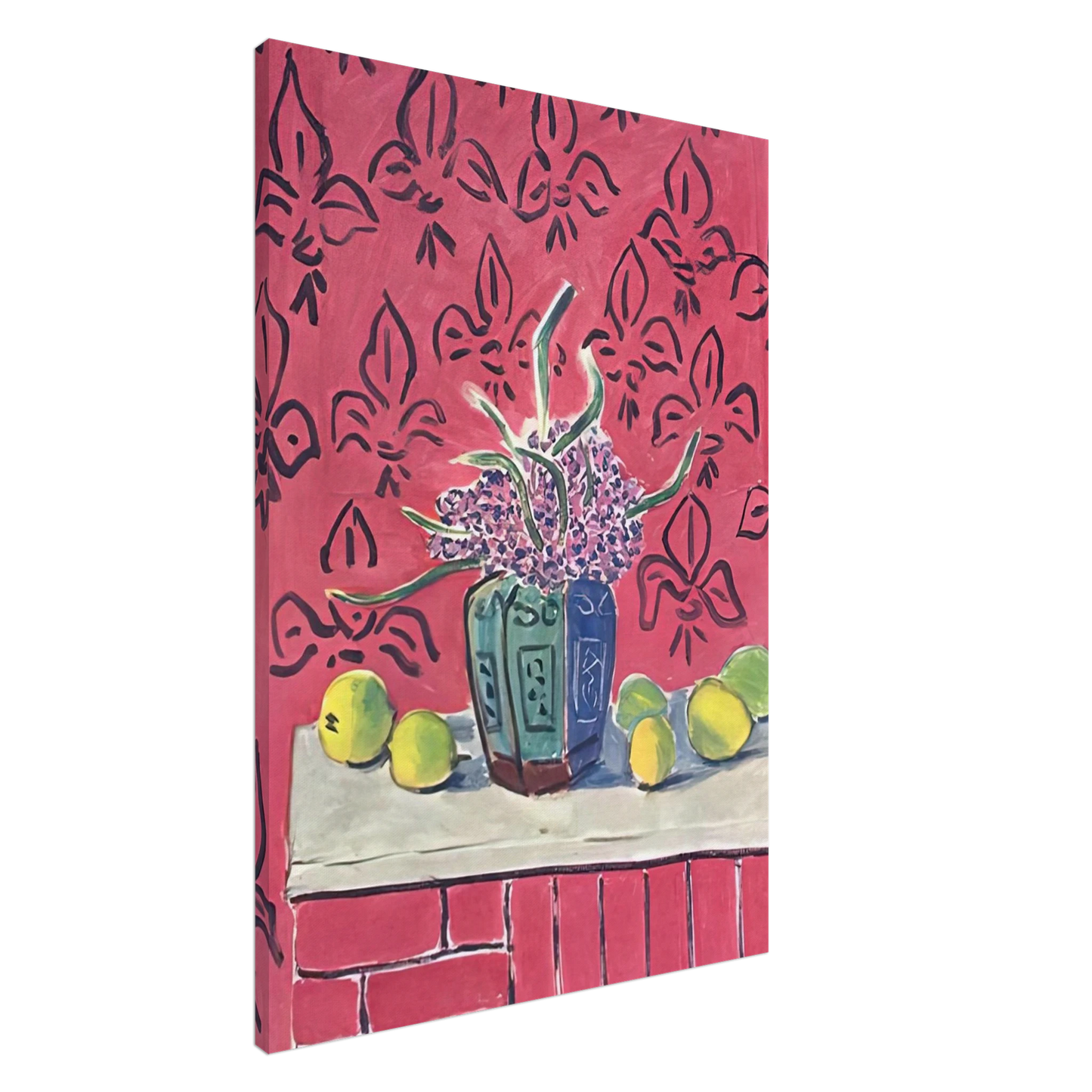 Henri Matisse - STILL LIFE WITH LEMONS 1943 Canvas - 20x30 cm / 8x12 inches-canvas