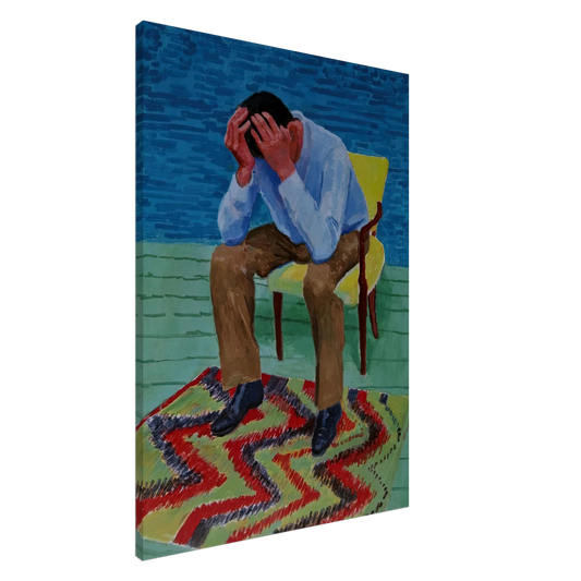 David Hockney - David Hockney Canvas - 20x30 cm / 8x12 inches-canvas