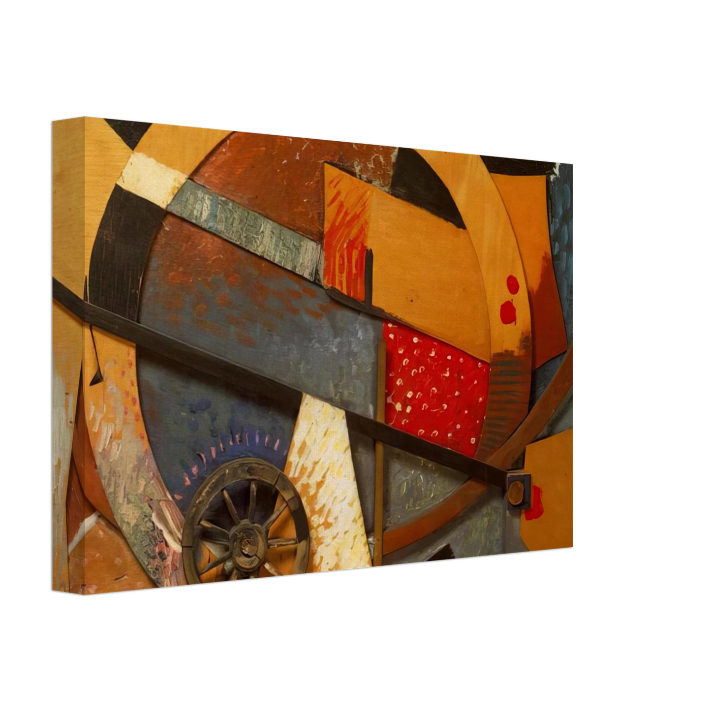 Kurt Schwitters - NEW MERZPICTURE 1931 Canvas - 40x60 cm / 16x24 inches-canvas