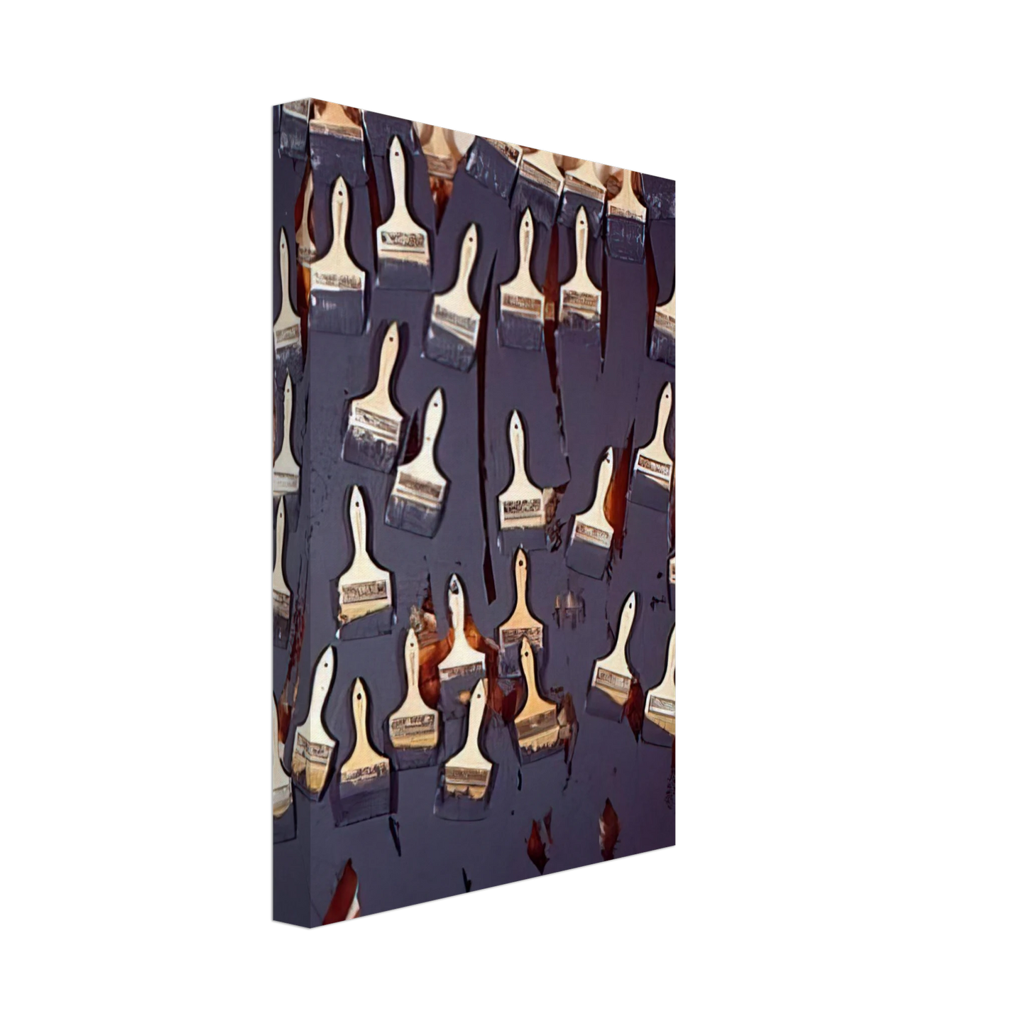 Arman - Untitled - 2000 Canvas - 70x100 cm / 28x40 inches-canvas