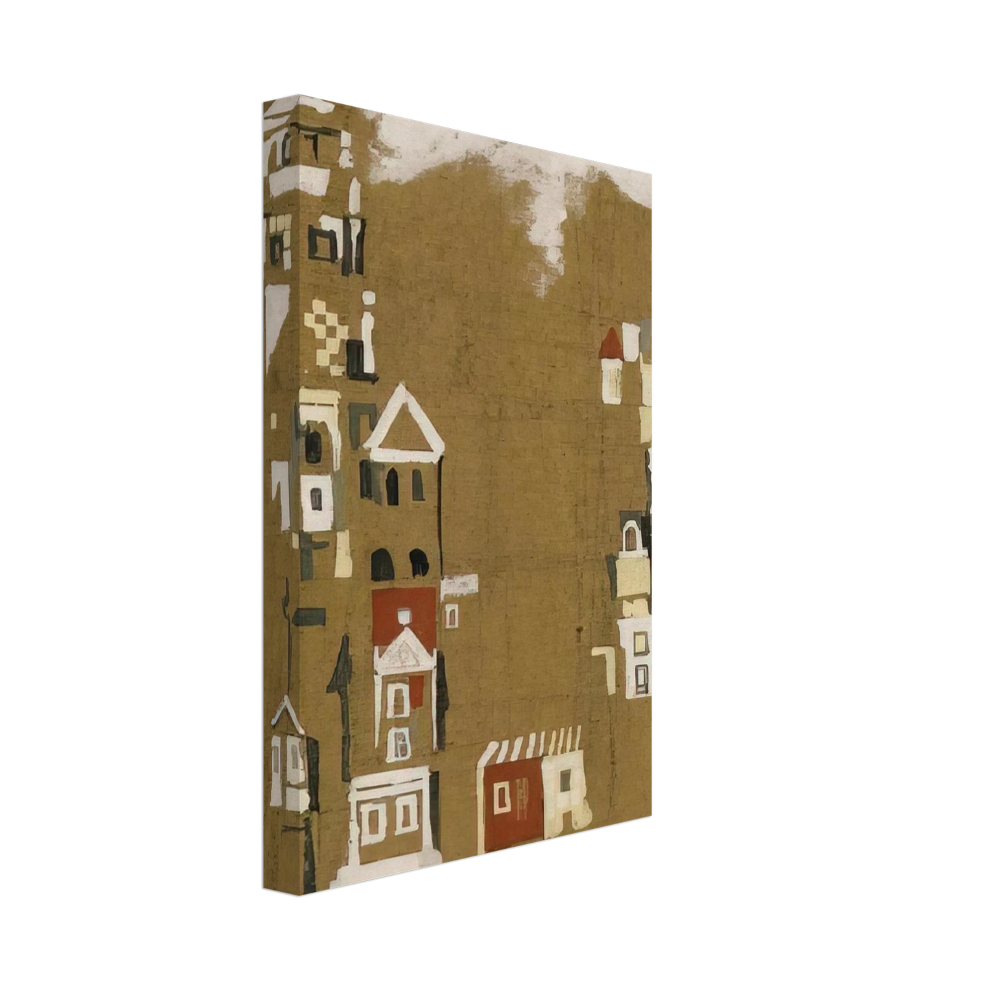 Maria Helena Vieira da Silva - Maisons - 1946 Canvas - 40x60 cm / 16x24 inches-canvas