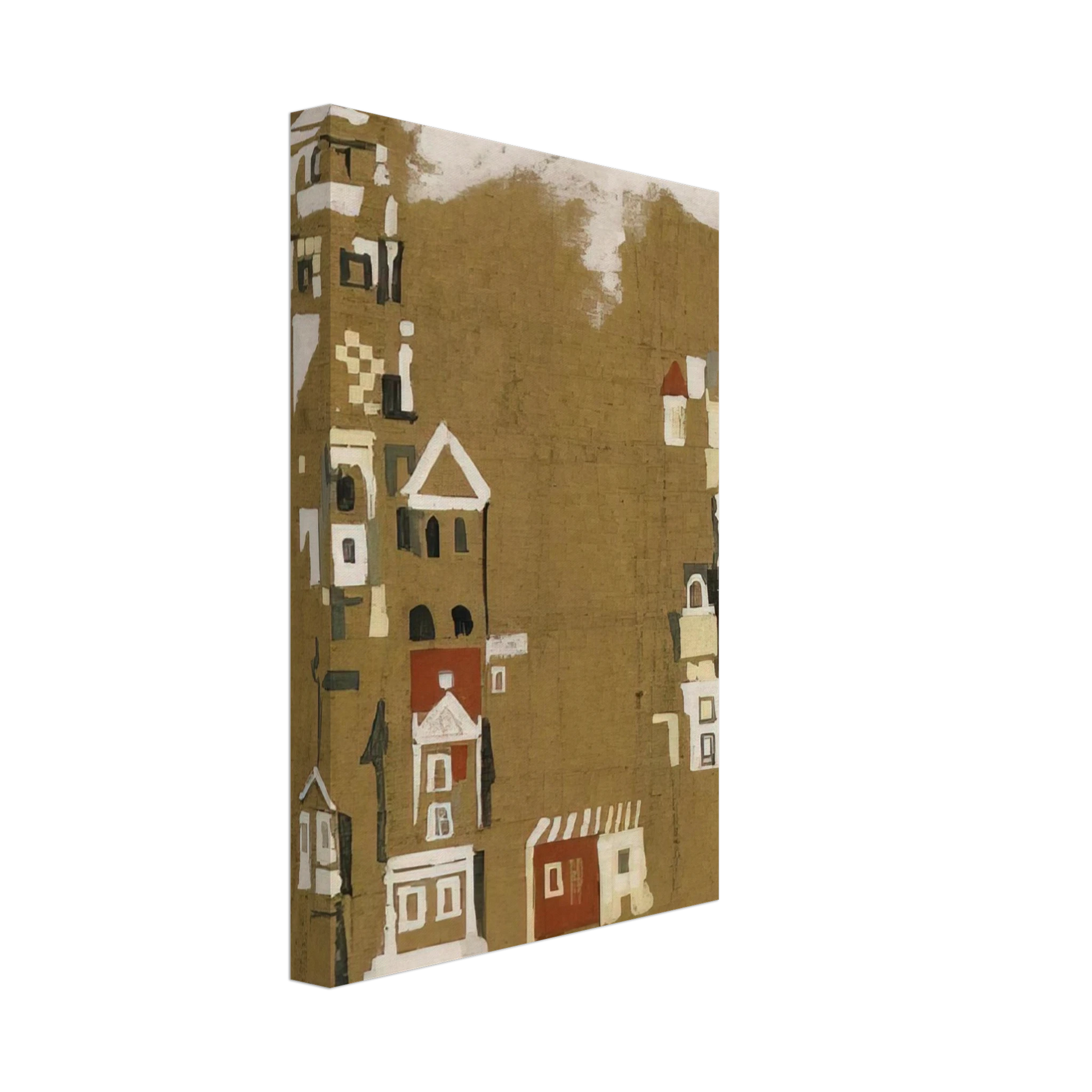 Maria Helena Vieira da Silva - Maisons - 1946 Canvas - 40x60 cm / 16x24 inches-canvas