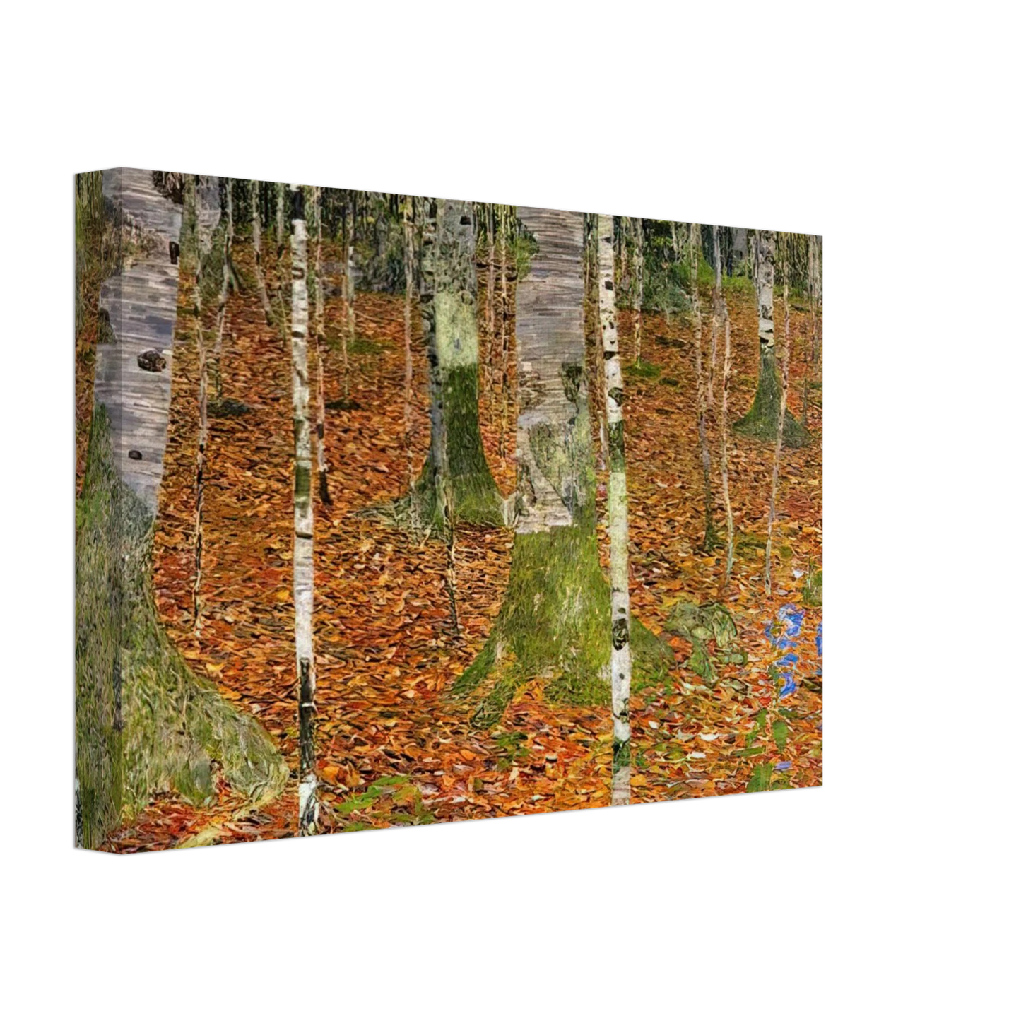 Gustav Klimt - FARMHOUSE WITH BIRCH TREES 1903 Canvas - 40x60 cm / 16x24 inches-canvas