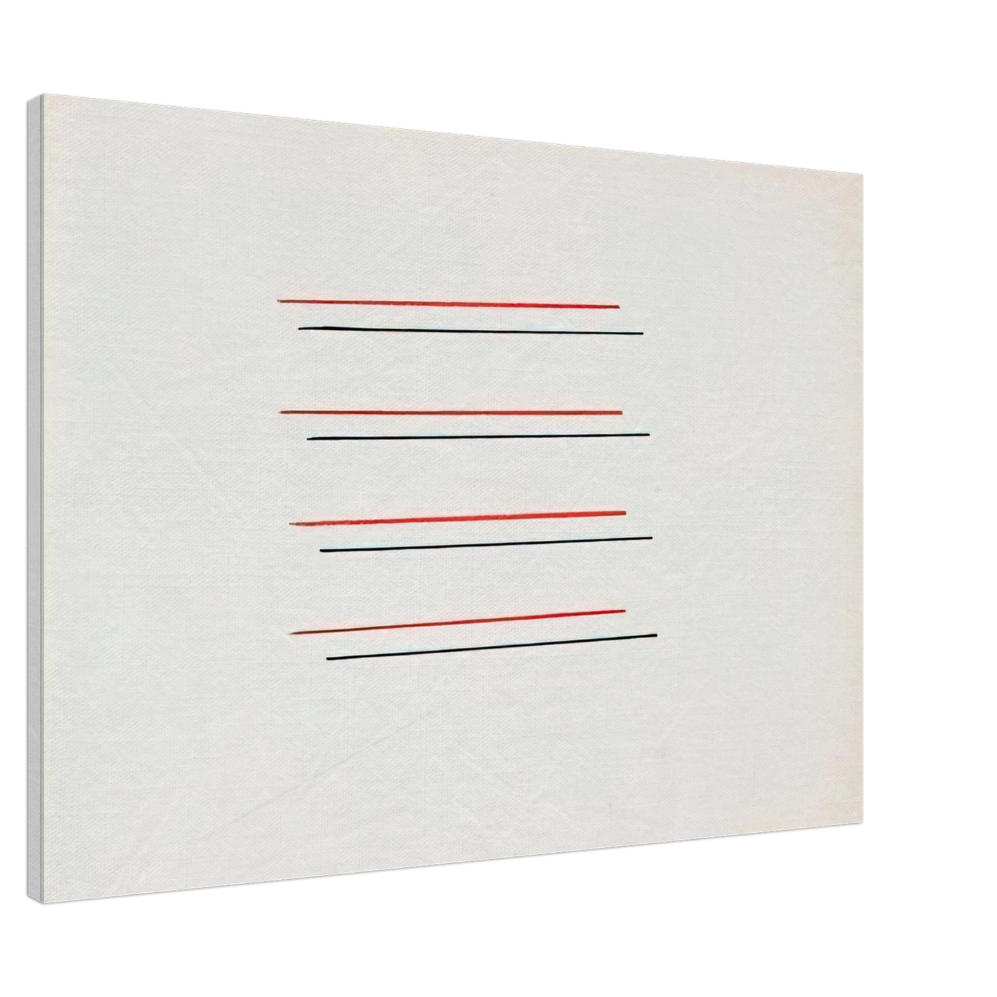 Fred Sandback - Untitled - 1971 Canvas - 20x30 cm / 8x12 inches-canvas