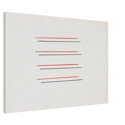 Fred Sandback - Untitled - 1971 Canvas - 20x30 cm / 8x12 inches-canvas