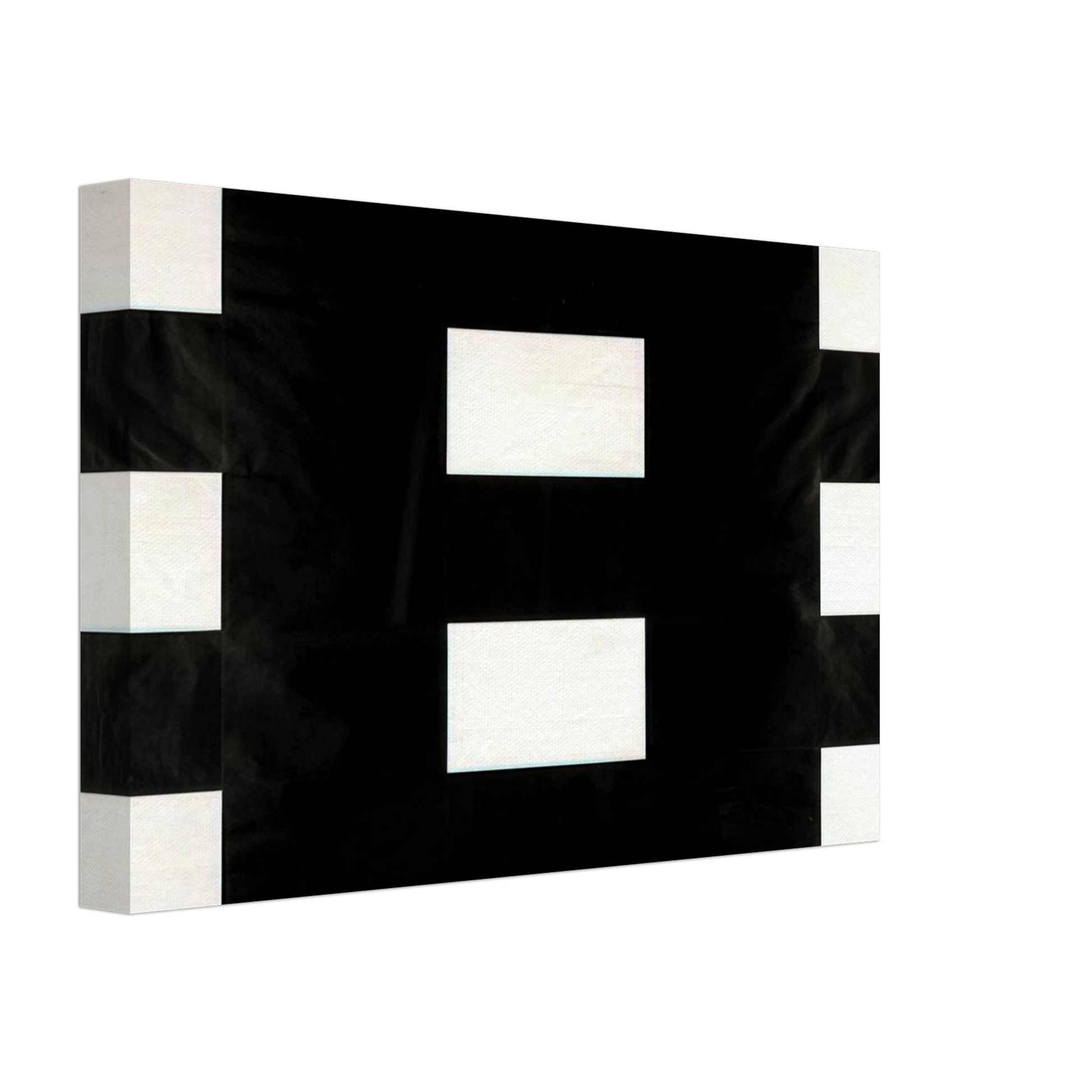 Ellsworth Kelly - White and Black Canvas - 40x60 cm / 16x24 inches-canvas