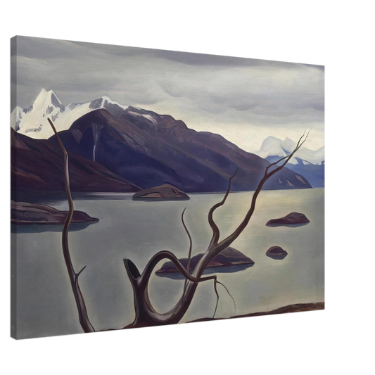 Rockwell Kent - Admiralty Sound, Tierra Del Fuego Canvas - 20x30 cm / 8x12 inches-canvas