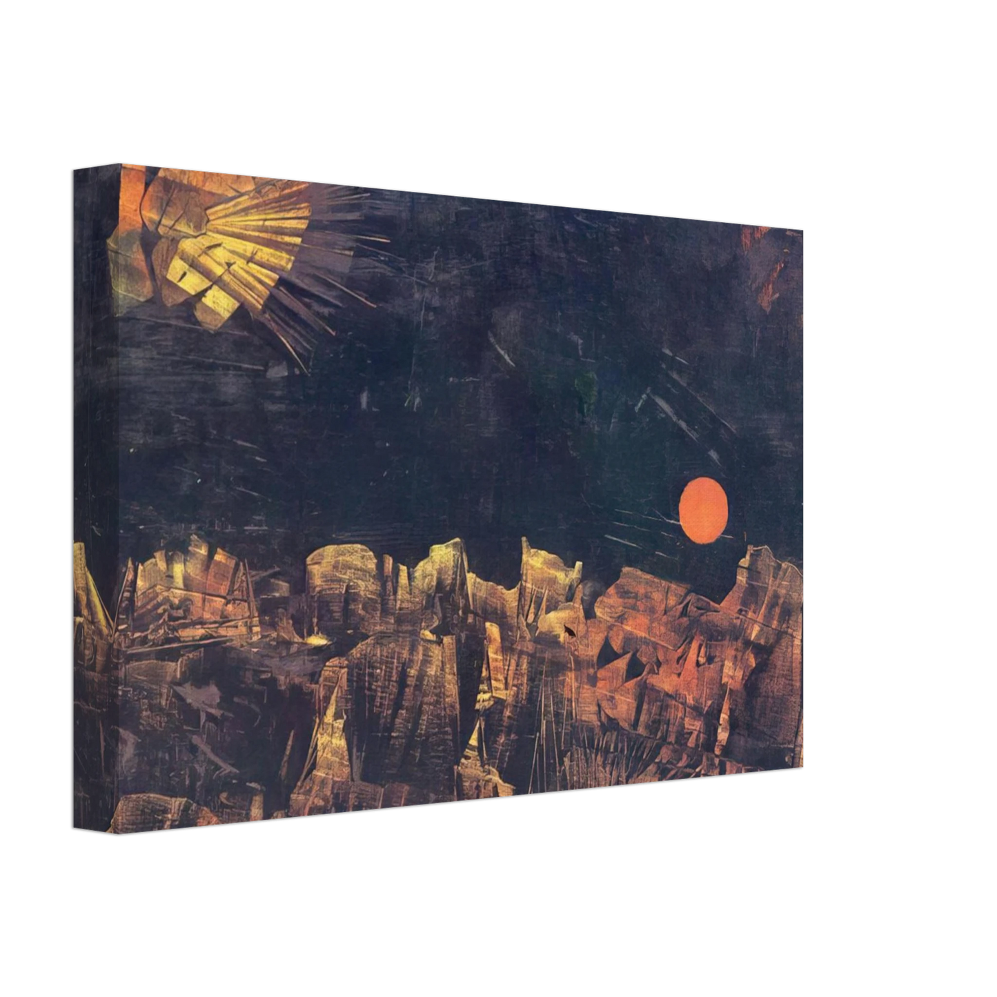 Max Ernst - Praise to Tanguy Canvas - 70x100 cm / 28x40 inches-canvas