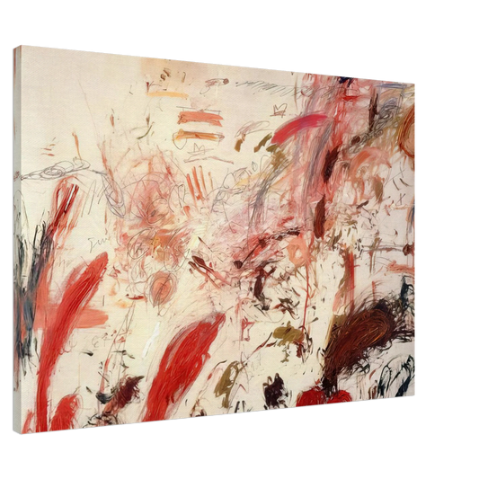 Cy Twombly - Ferragosto IV Canvas - 20x30 cm / 8x12 inches-canvas