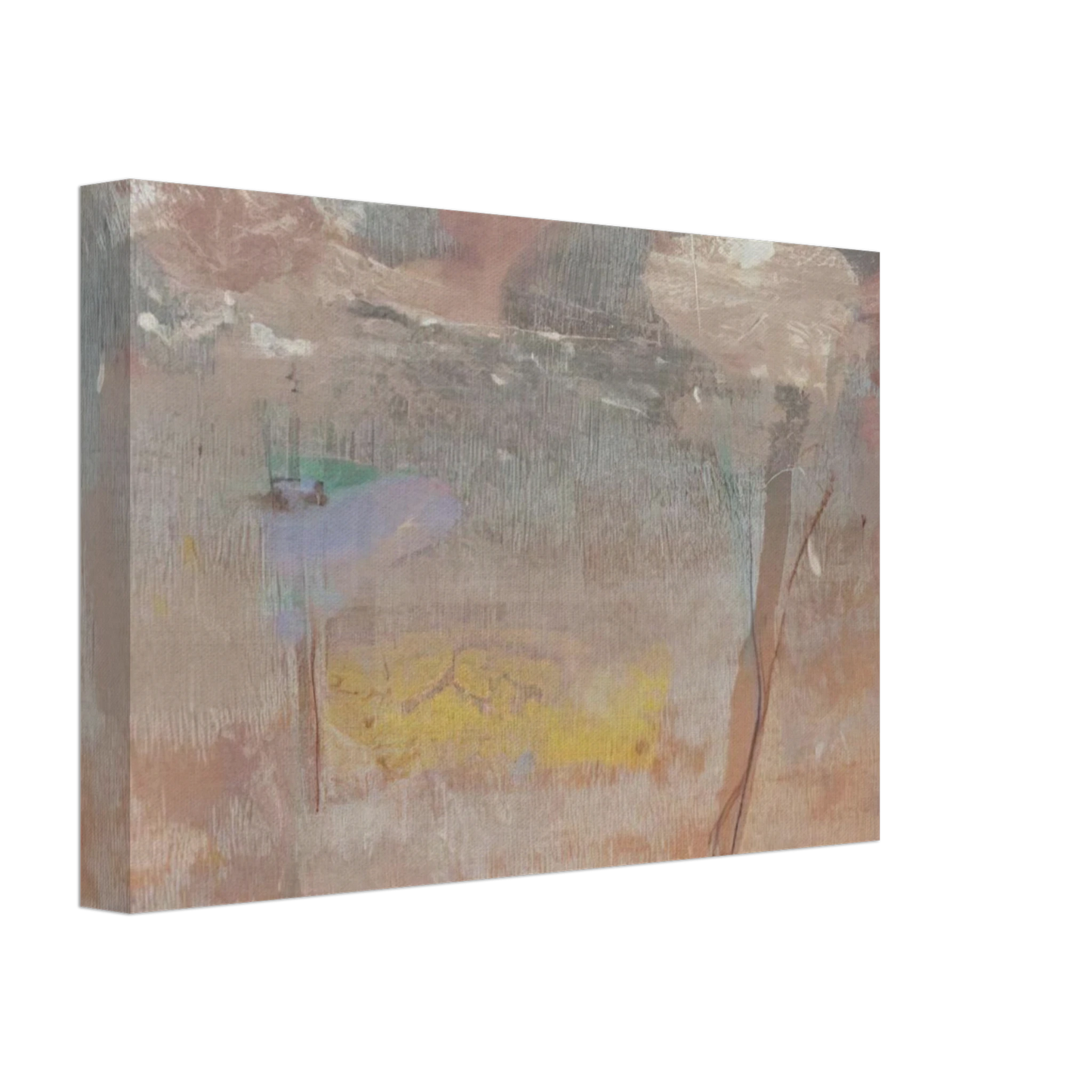 Helen Frankenthaler - Monotype I - 1981 Canvas - 40x60 cm / 16x24 inches-canvas