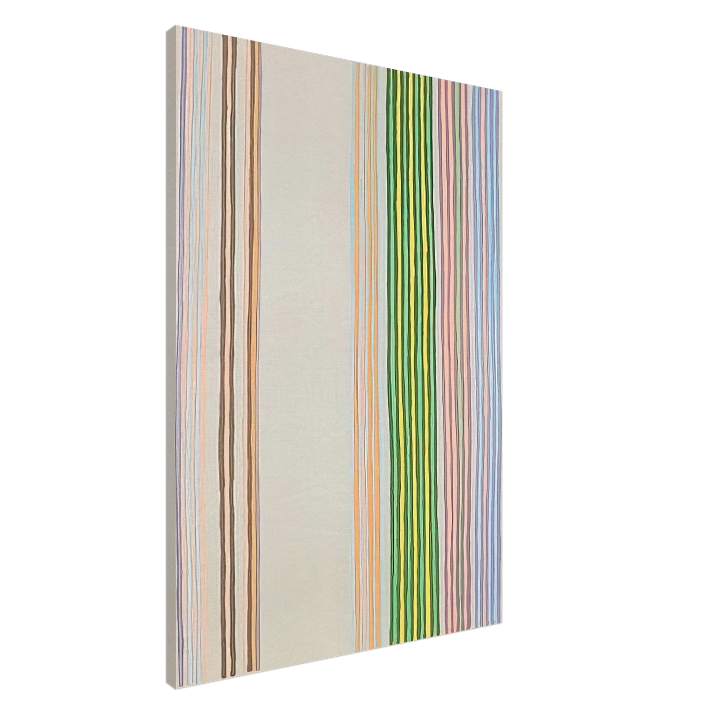 Gene Davis - Royal Curtain - 1980 Canvas - 20x30 cm / 8x12 inches-canvas