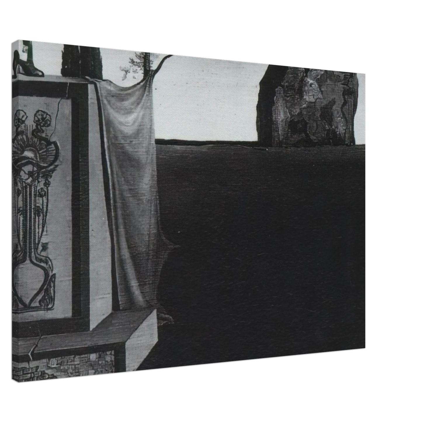 Salvador Dali - LANDSCAPE Canvas - 20x30 cm / 8x12 inches-canvas