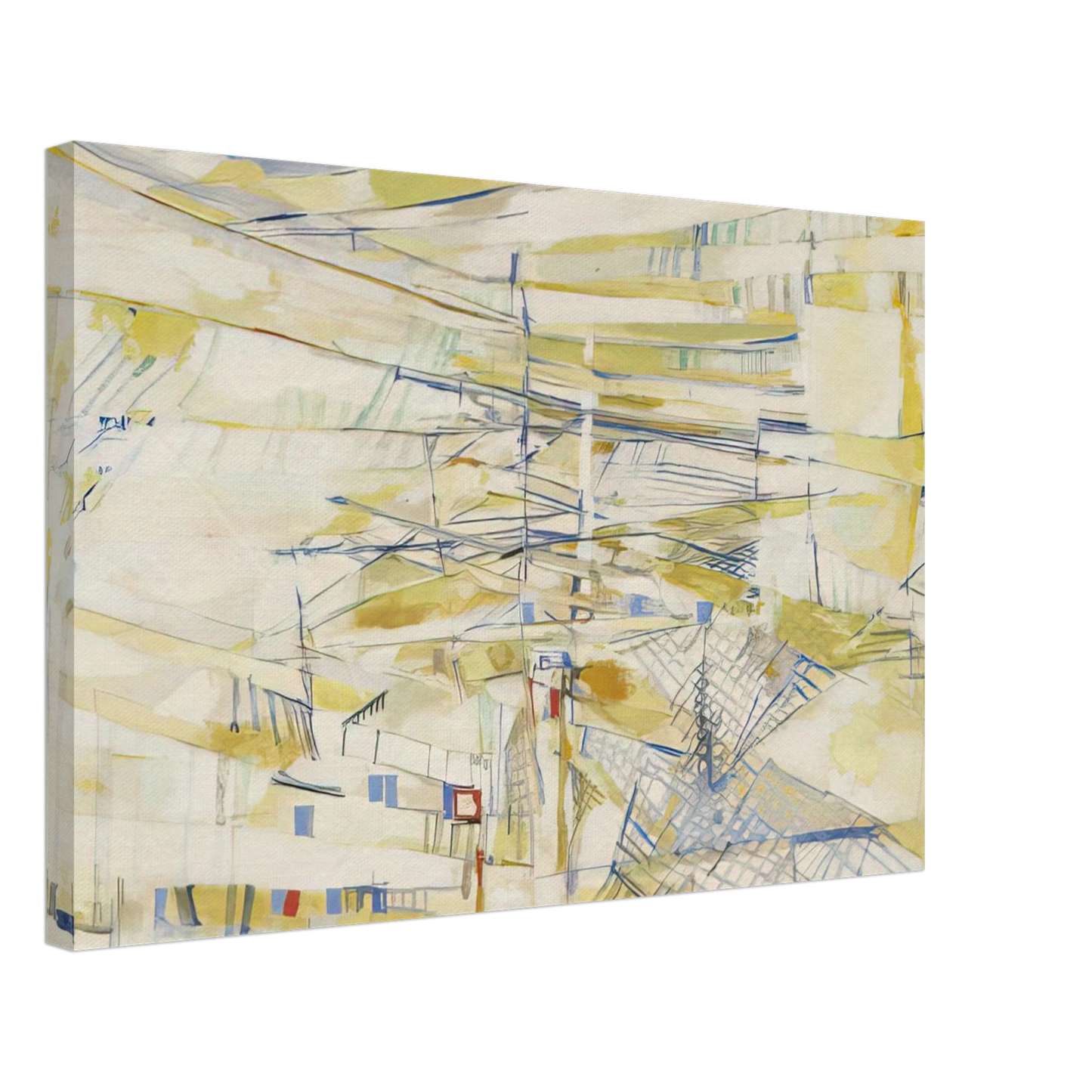 Maria Helena Vieira da Silva - Loranger - 1954 Canvas - 70x100 cm / 28x40 inches-canvas