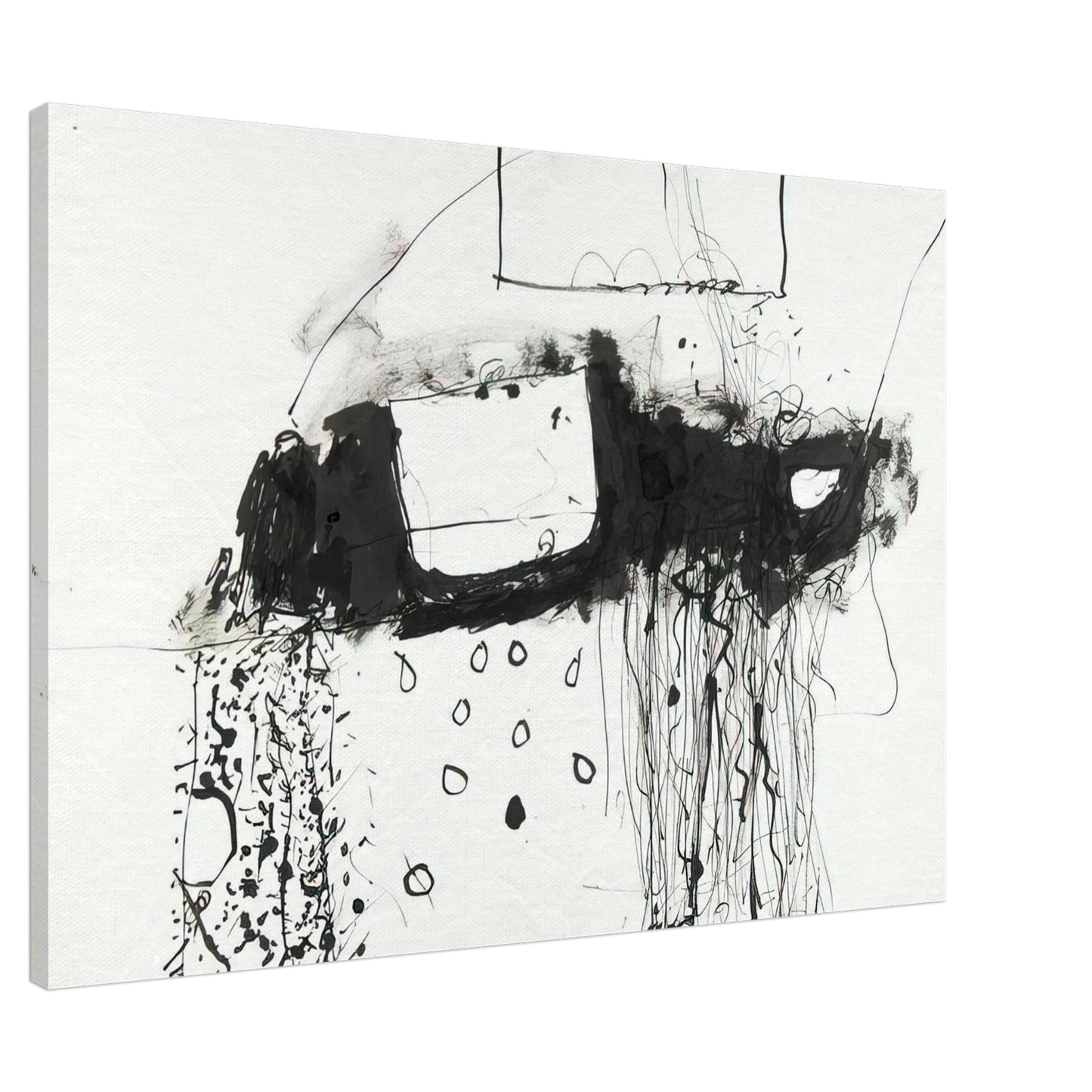 Gene Davis - Boxcar - 1981 Canvas - 20x30 cm / 8x12 inches-canvas