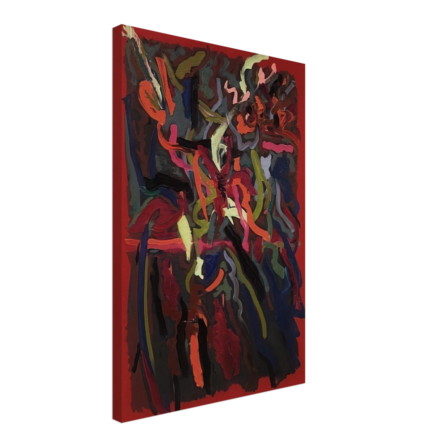 John Ferren - Untitled - 1963 Canvas - 70x100 cm / 28x40 inches-canvas