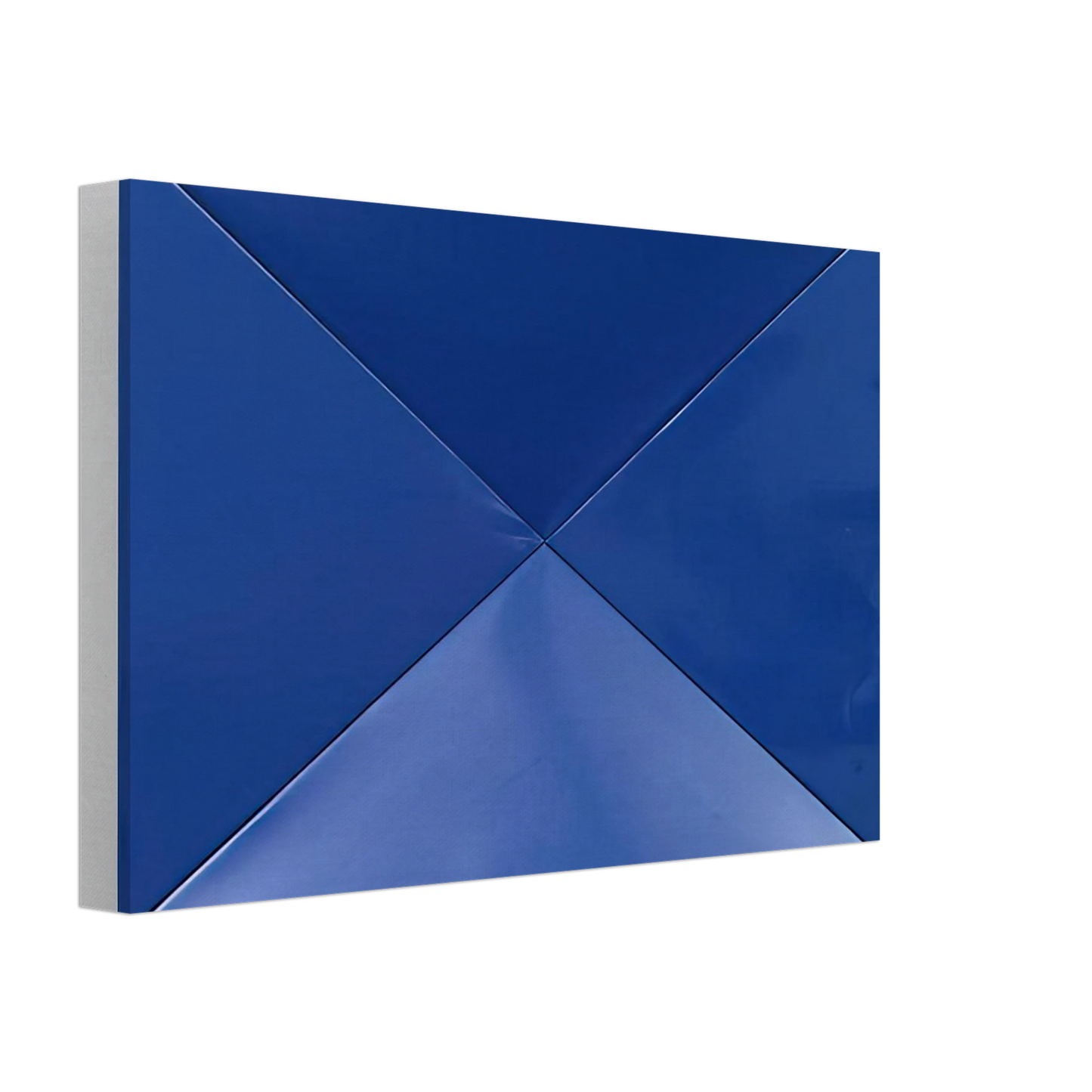 Charlotte Posenenske - Fold - 1965 Canvas - 40x60 cm / 16x24 inches-canvas