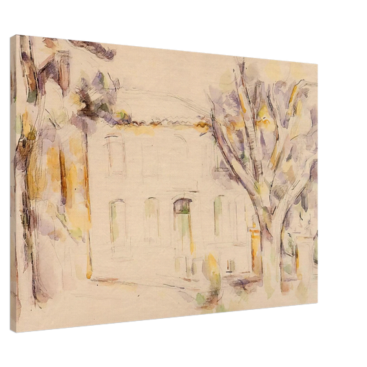 Paul Cezanne - House in Provence Canvas - 20x30 cm / 8x12 inches-canvas