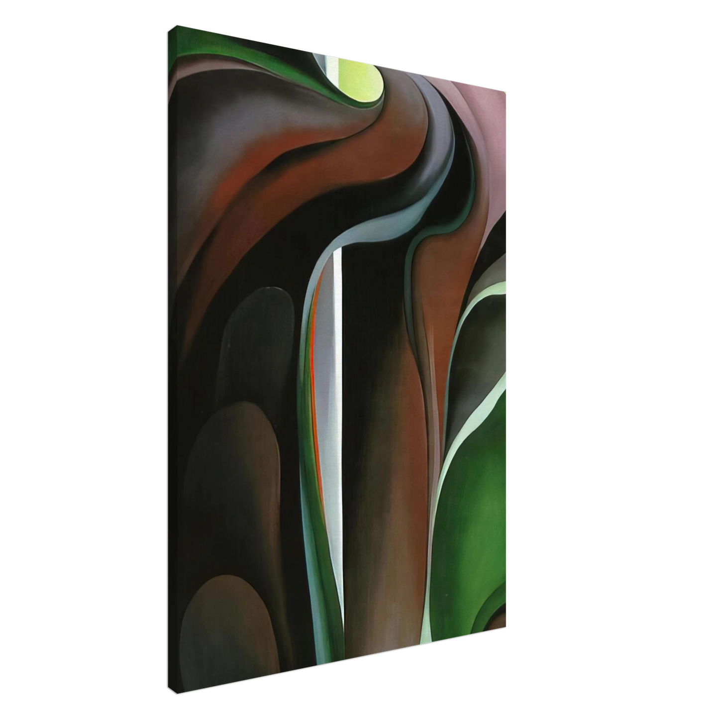 Georgia O'Keeffe - Jack-in-the-Pulpit ?V Canvas - 20x30 cm / 8x12 inches-canvas