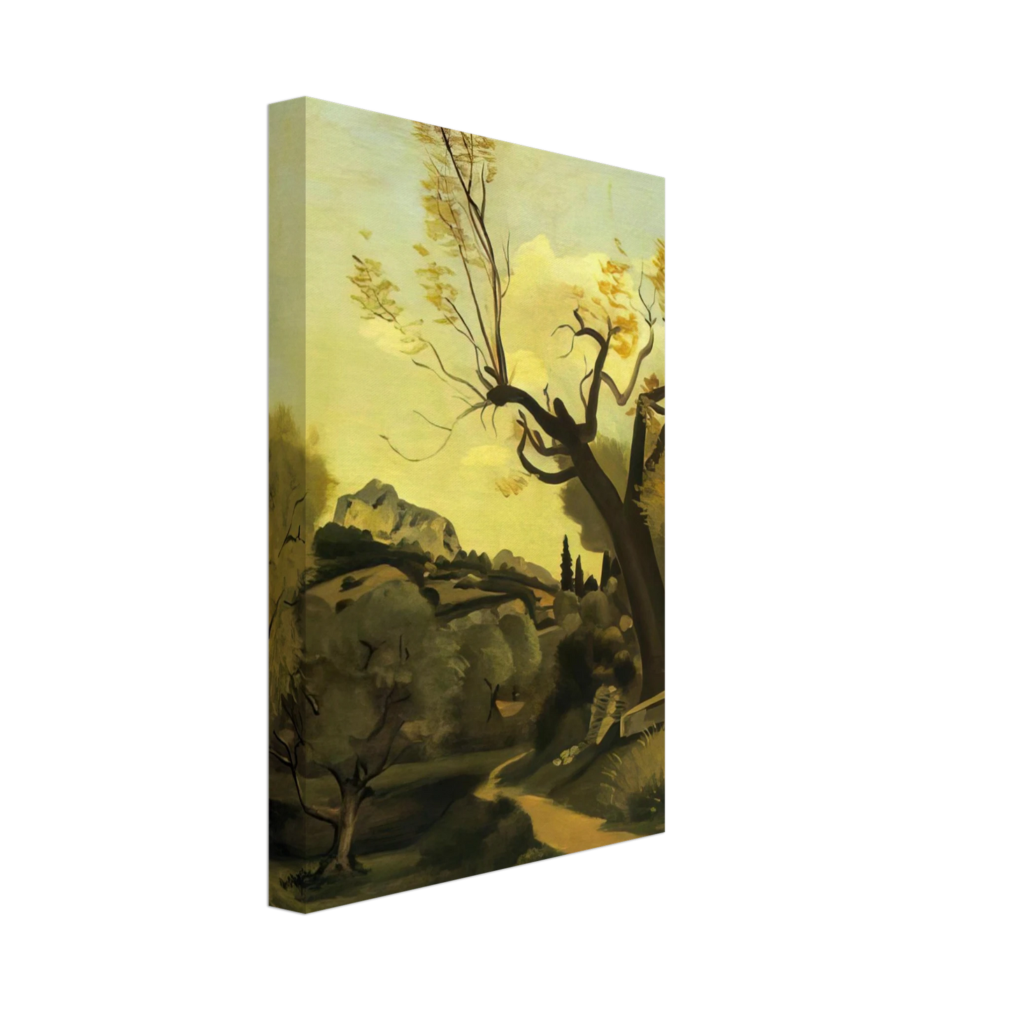 Andre Derain - THE ROAD AND THE TREE Canvas - 70x100 cm / 28x40 inches-canvas