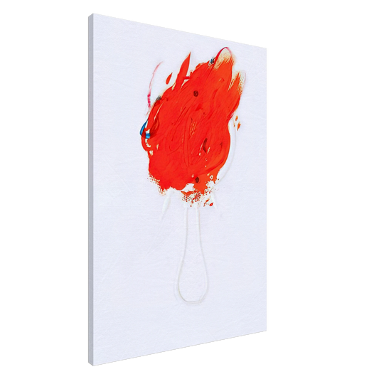 Antoni Tapies - UNTITLED FLAME AND MIRROR 1967 Canvas - 20x30 cm / 8x12 inches-canvas