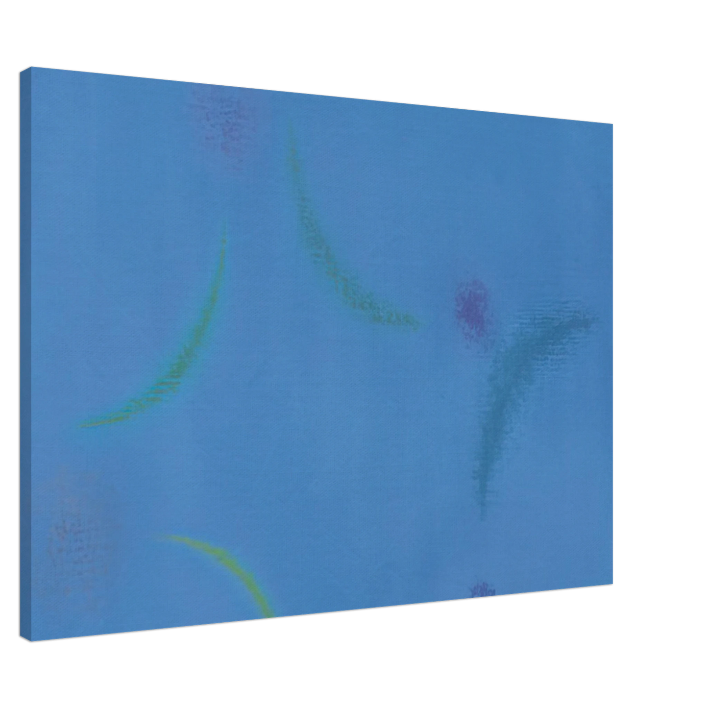 Max Bill - Energien im Blau - 1949 Canvas - 20x30 cm / 8x12 inches-canvas