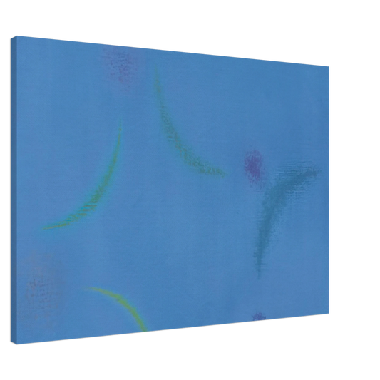 Max Bill - Energien im Blau - 1949 Canvas - 20x30 cm / 8x12 inches-canvas