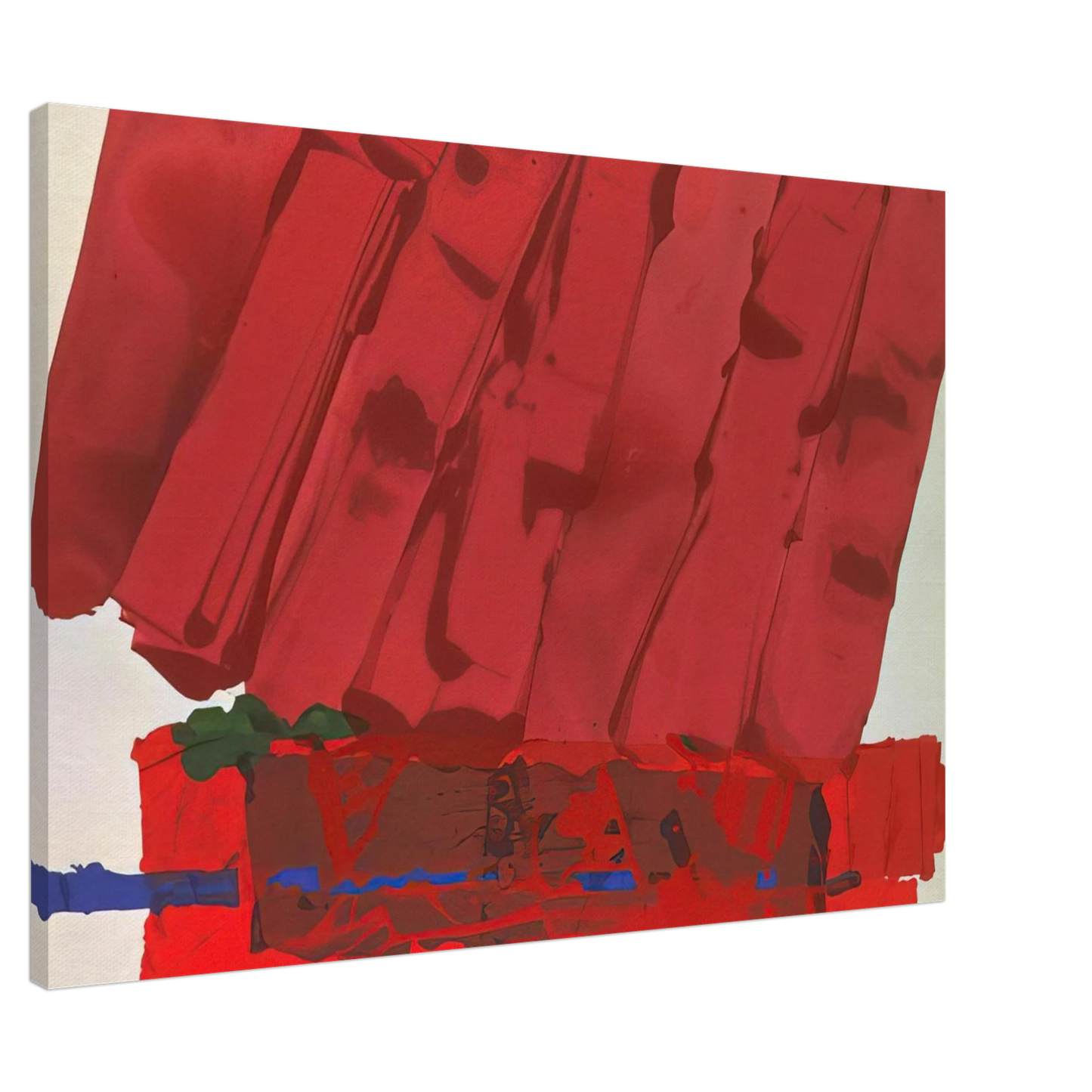 Albert Irvin - Flodden - 1978 Canvas - 20x30 cm / 8x12 inches-canvas