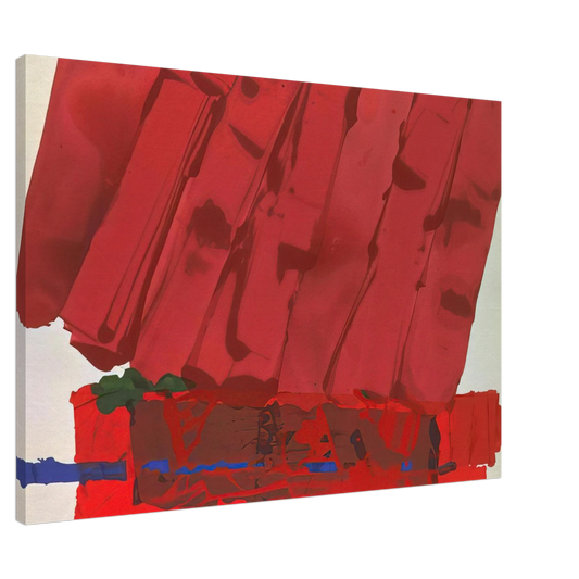 Albert Irvin - Flodden - 1978 Canvas - 20x30 cm / 8x12 inches-canvas