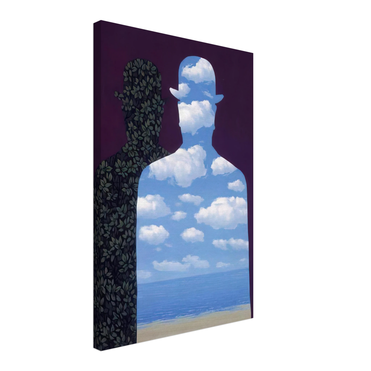 Rene Magritte - HIGH SOCIETY 1962 Canvas - 70x100 cm / 28x40 inches-canvas