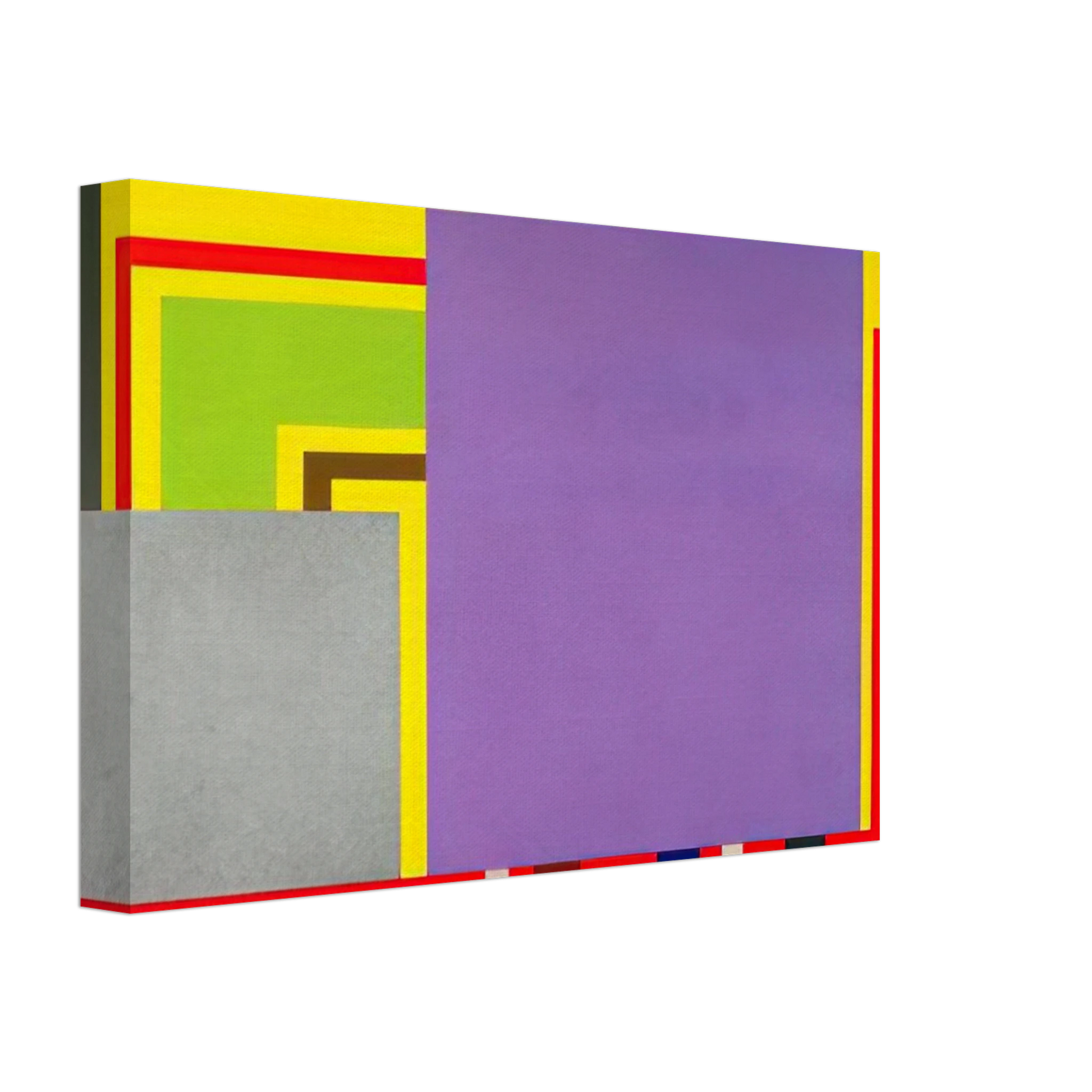 Peter Halley - Cartoon Network - 1997 Canvas - 40x60 cm / 16x24 inches-canvas