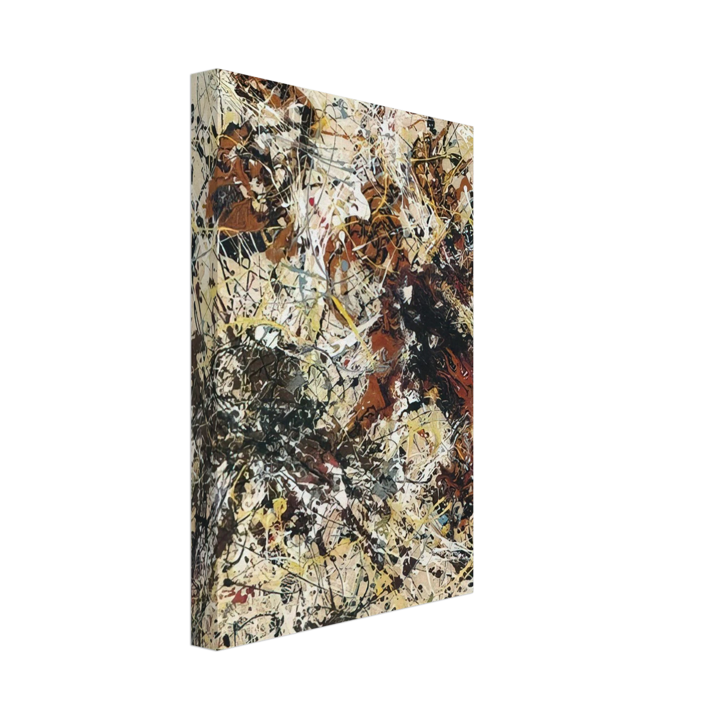 Jackson Pollock - NUMBER 12 1949 Canvas - 70x100 cm / 28x40 inches-canvas