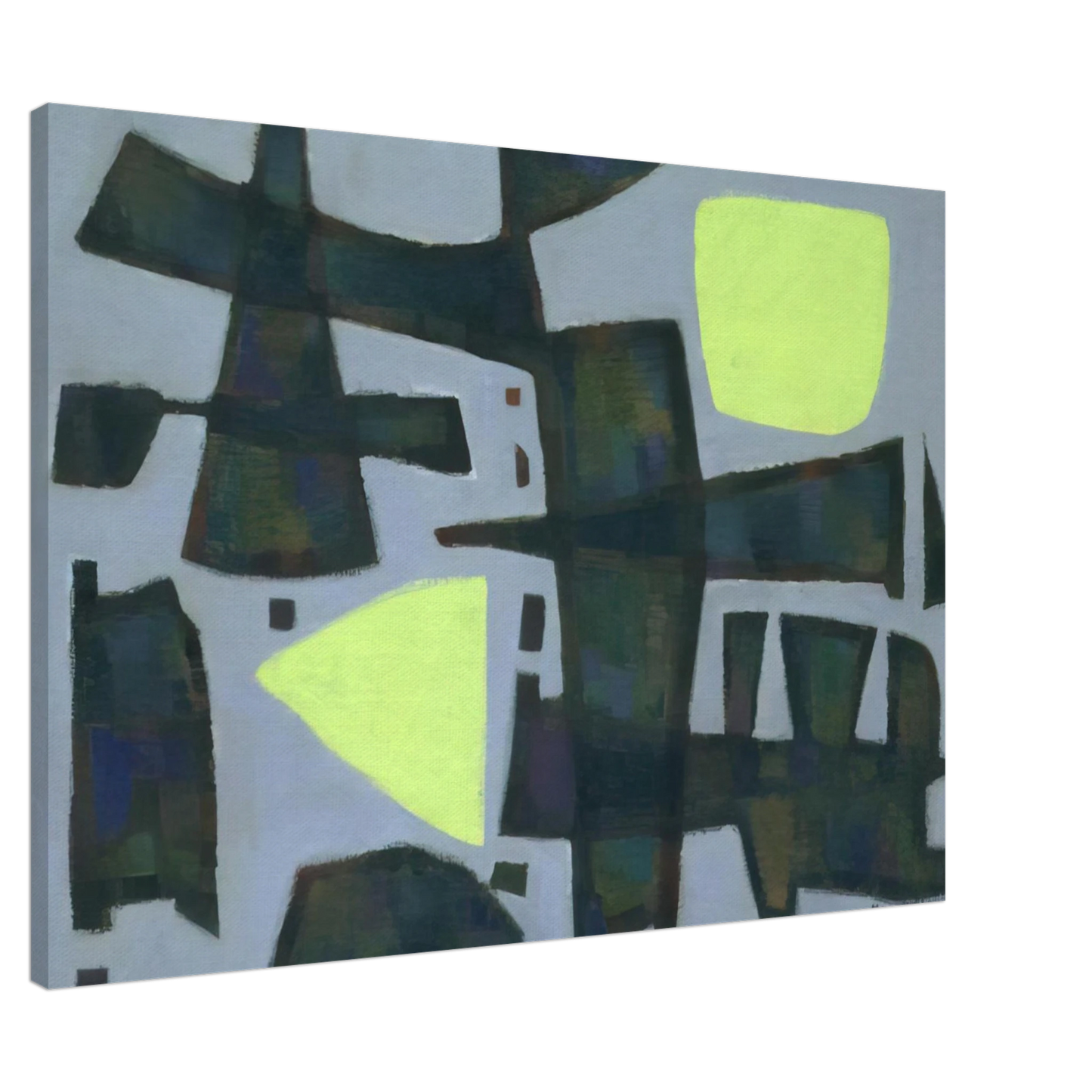 Alfred Manessier - -12Ã‚Â° - 1956 Canvas - 20x30 cm / 8x12 inches-canvas